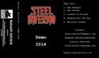 STEEL INFERNO Demo 2014 album cover