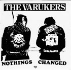 THE VARUKERS Nothings Changed EP album cover