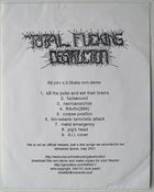 TOTAL FUCKING DESTRUCTION Non-demo v.3.0beta album cover