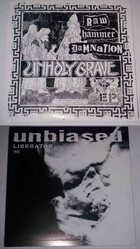 UNHOLY GRAVE Raw Hammer Damnation / Liberator '95 album cover