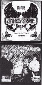 UNHOLY GRAVE Straight Edge Kegger / Procreating Terror album cover