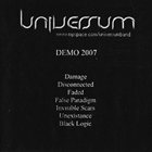 UNIVERSUM Demo 2007 album cover
