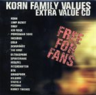 VARIOUS ARTISTS (LABEL SAMPLES AND FREEBIES) Korn Family Values Extra Value CD album cover