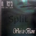 WHO'S TO BLAME Split album cover