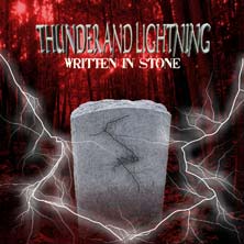 THUNDER AND LIGHTNING - Written in Stone cover 