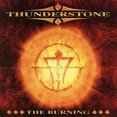 THUNDERSTONE - The Burning cover 