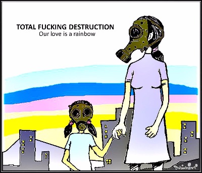 TOTAL FUCKING DESTRUCTION - Our Love Is A Rainbow cover 