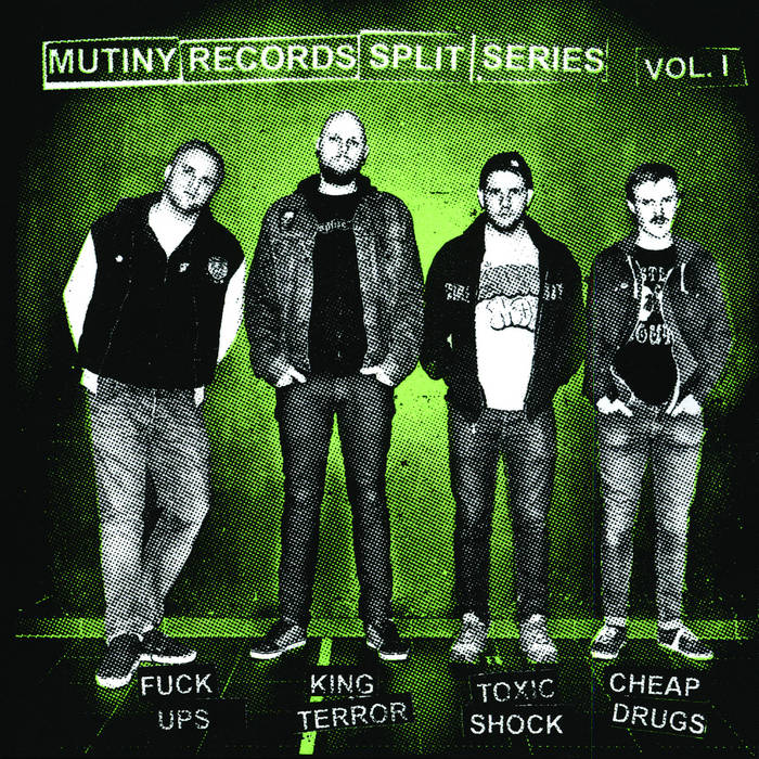 TOXIC SHOCK - Mutiny Records Split Series Vol. 1 cover 