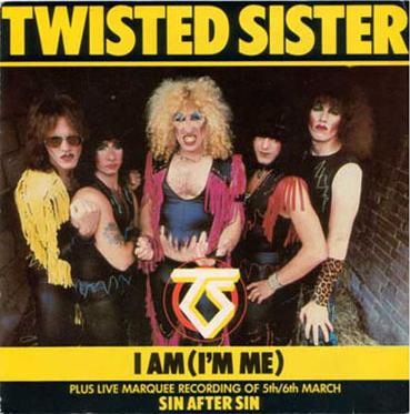 TWISTED SISTER - I Am (I'm Me) / Sin After Sin (Live) cover 