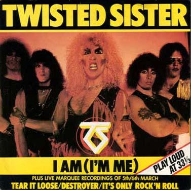 TWISTED SISTER - I Am (I'm Me) cover 