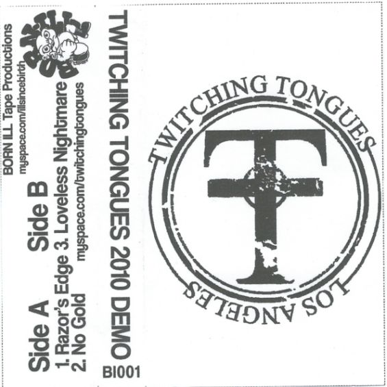 TWITCHING TONGUES - 2010 Demo cover 