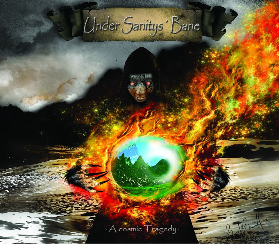 UNDER SANITYS' BANE - A Cosmic Tragedy cover 