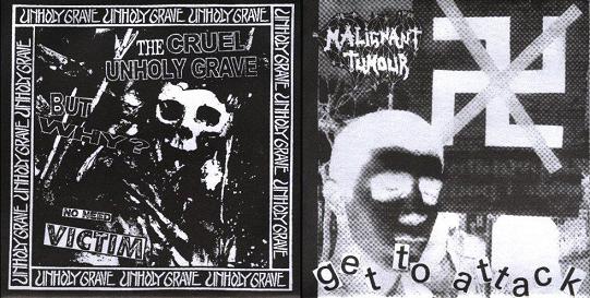 UNHOLY GRAVE - But Why? No Need Victim / Get To Attack cover 