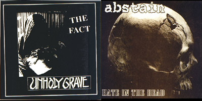 UNHOLY GRAVE - The Fact / Hate in the Head cover 