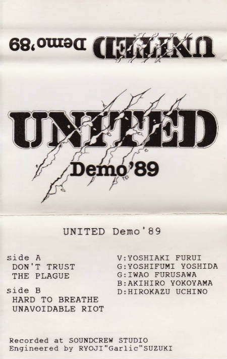 UNITED - Demo '89 cover 