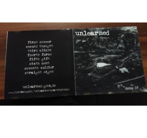 UNLEARNED - Demo 07 cover 