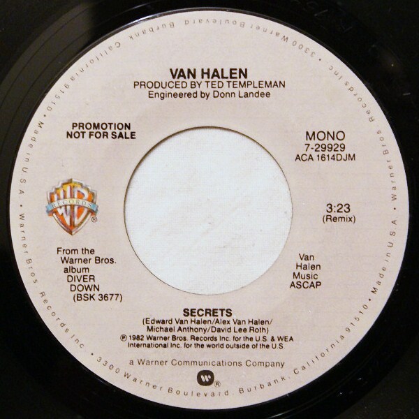 VAN HALEN - Secrets cover 