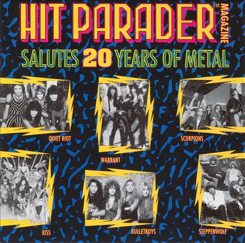 VARIOUS ARTISTS (GENERAL) - Hit Parader Salutes 20 Years Of Metal cover 