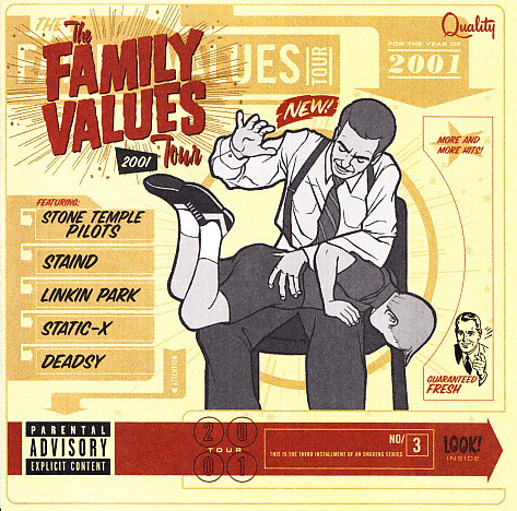 VARIOUS ARTISTS (GENERAL) - The Family Values Tour 2001 cover 