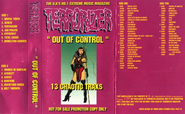 VARIOUS ARTISTS (LABEL SAMPLES AND FREEBIES) - Out Of Control cover 