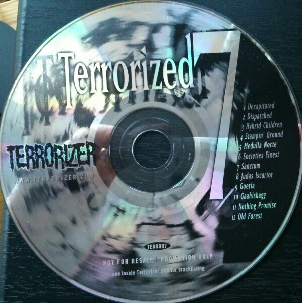 VARIOUS ARTISTS (LABEL SAMPLES AND FREEBIES) - Terrorized 7 cover 