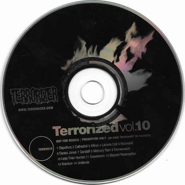 VARIOUS ARTISTS (LABEL SAMPLES AND FREEBIES) - Terrorized Vol. 10 cover 