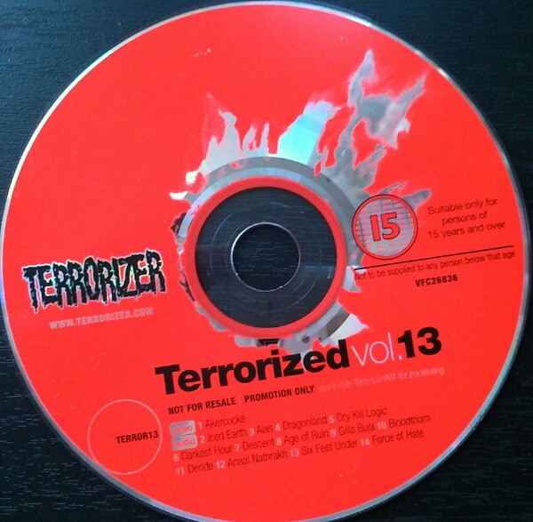 VARIOUS ARTISTS (LABEL SAMPLES AND FREEBIES) - Terrorized Vol. 13 cover 