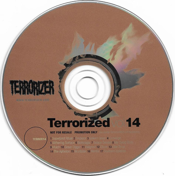 VARIOUS ARTISTS (LABEL SAMPLES AND FREEBIES) - Terrorized Vol.14 cover 