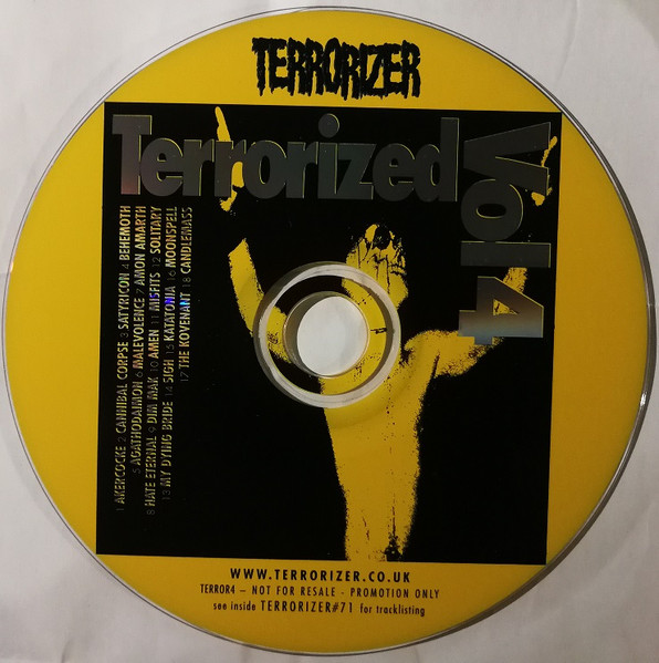 VARIOUS ARTISTS (LABEL SAMPLES AND FREEBIES) - Terrorized Vol.4 cover 