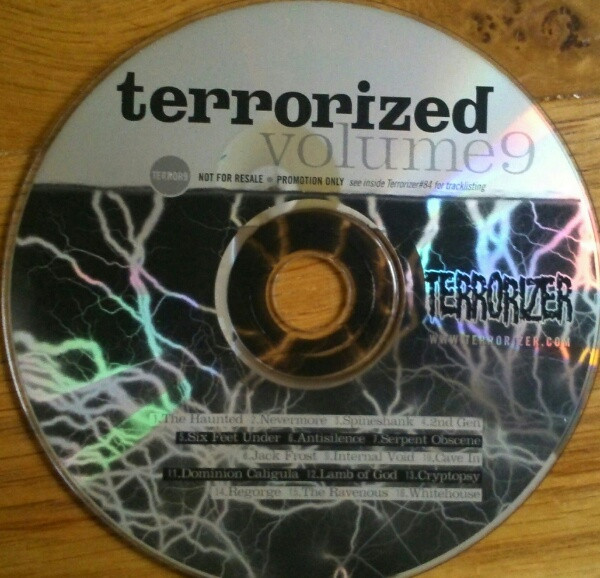 VARIOUS ARTISTS (LABEL SAMPLES AND FREEBIES) - Terrorized Volume 9 cover 