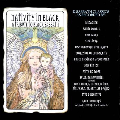 VARIOUS ARTISTS (TRIBUTE ALBUMS) - Nativity In Black - A Tribute To Black Sabbath cover 