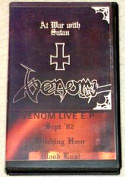 VENOM - Live E.P. cover 