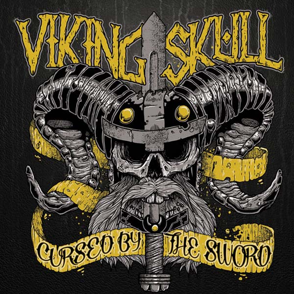 VIKING SKULL - Cursed by the Sword cover 
