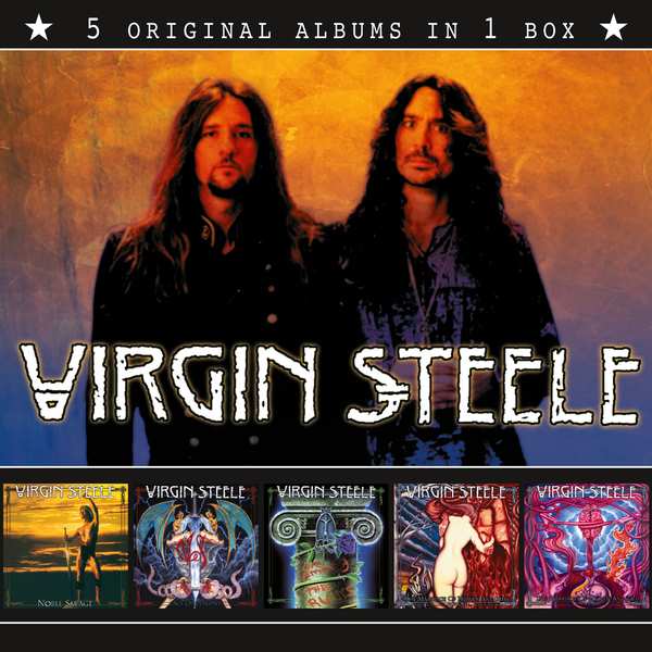 VIRGIN STEELE - 5 Original Albums in 1 Box cover 