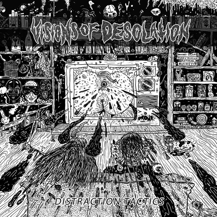 VISIONS OF DESOLATION - Distraction Tactics cover 