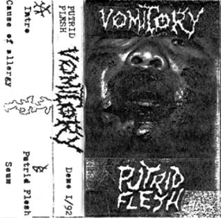 VOMITORY - Putrid Flesh cover 