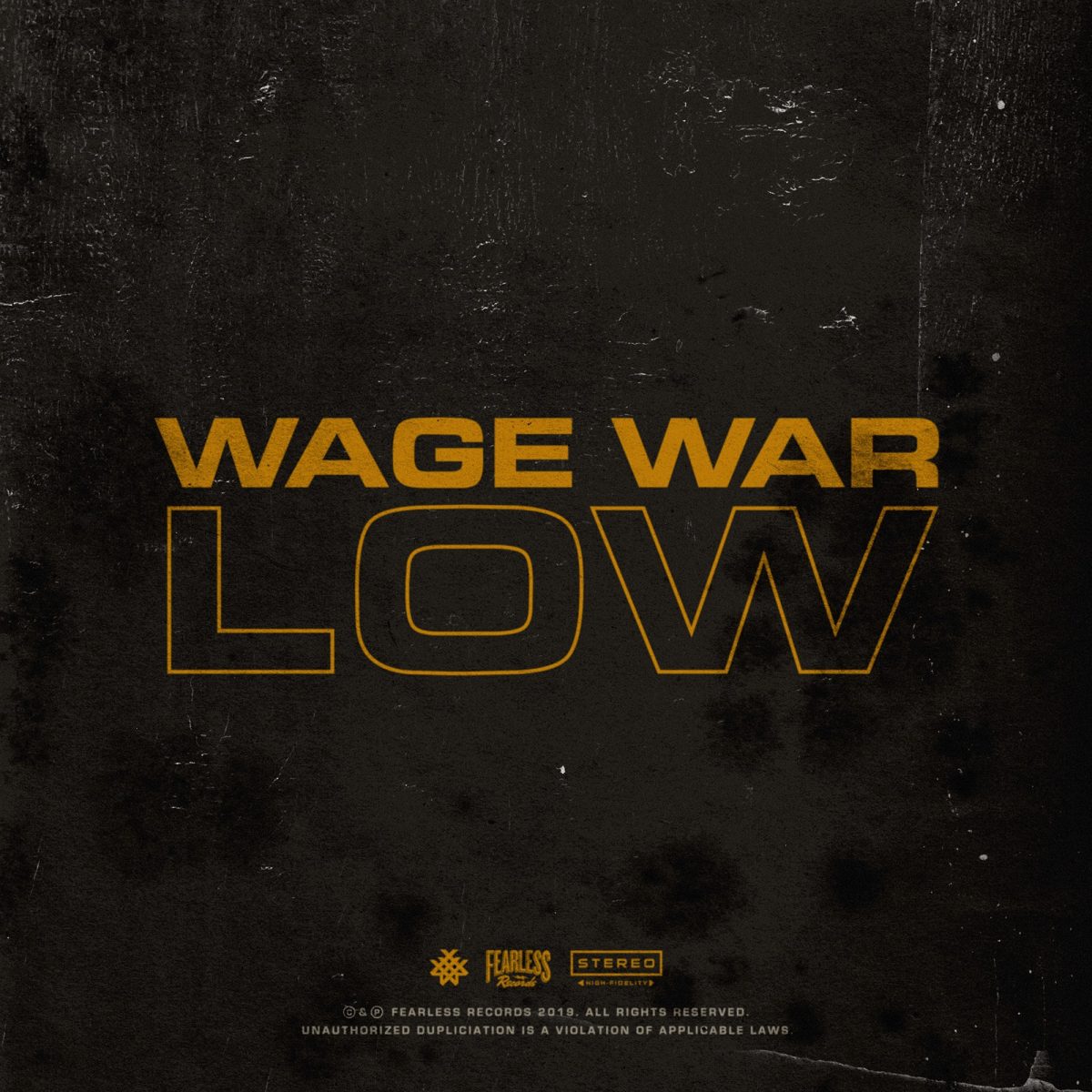 WAGE WAR - Low cover 