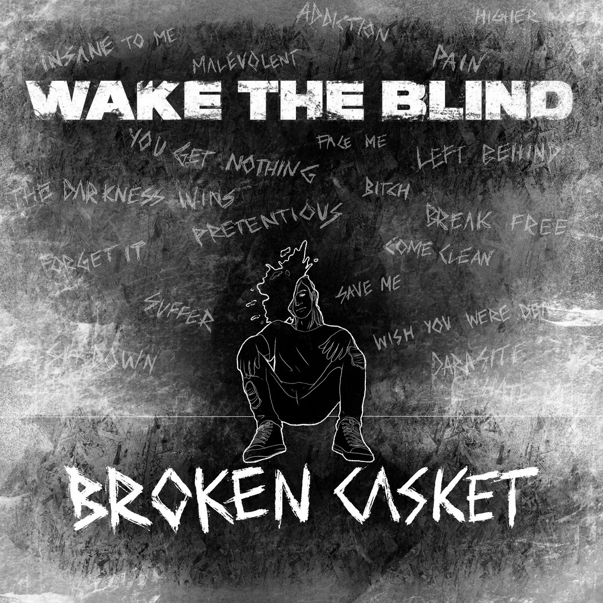 WAKE THE BLIND - Broken Casket cover 
