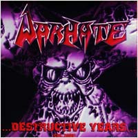 WARHATE - Destructive Years cover 