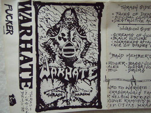 WARHATE - Thrash Invasion cover 