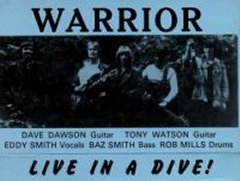 WARRIOR (NEWCASTLE) - Live in a Dive cover 