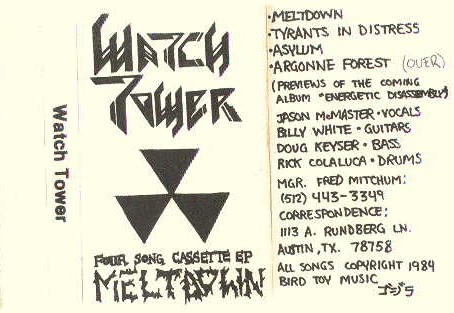 WATCHTOWER - Meltdown cover 