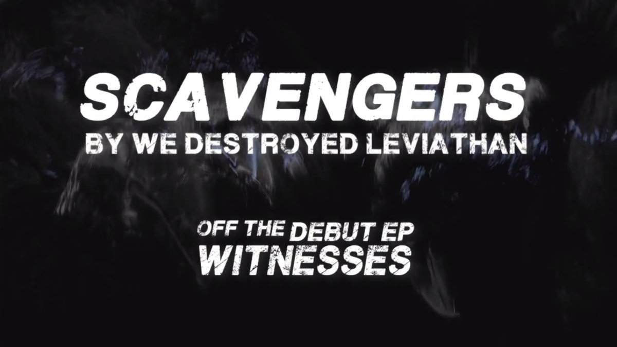 WE DESTROYED LEVIATHAN - Scavengers cover 
