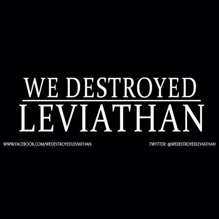 WE DESTROYED LEVIATHAN - We, The Witnesses cover 