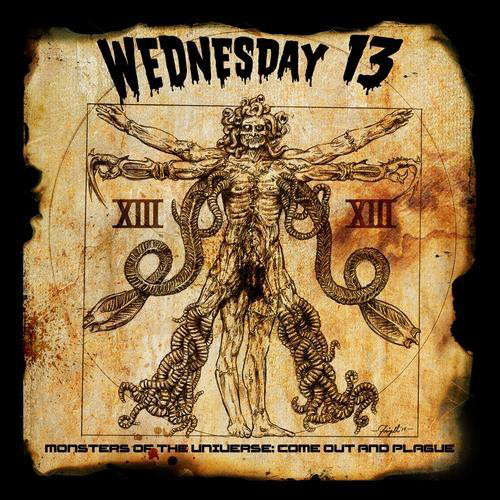 WEDNESDAY 13 - Monsters of the Universe: Come Out and Plague cover 