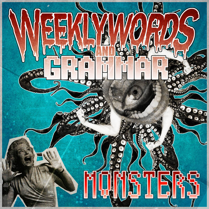 WEEKLY WORDS AND GRAMMAR - Monsters cover 
