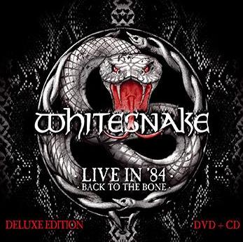 WHITESNAKE - Live In '84: Back To The Bone cover 