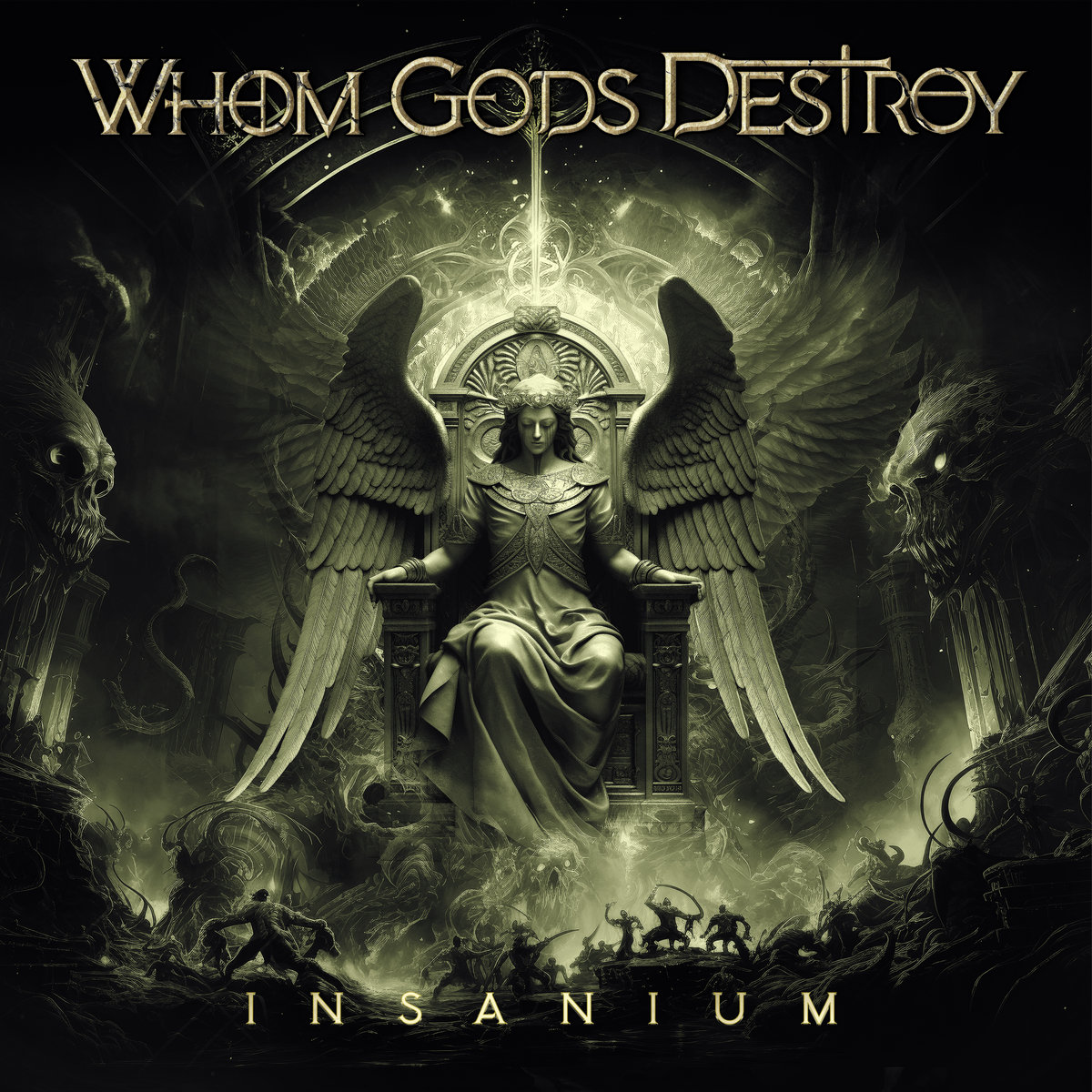 WHOM GODS DESTROY - Insanium cover 