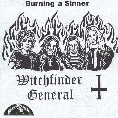 WITCHFINDER GENERAL - Burning a Sinner cover 