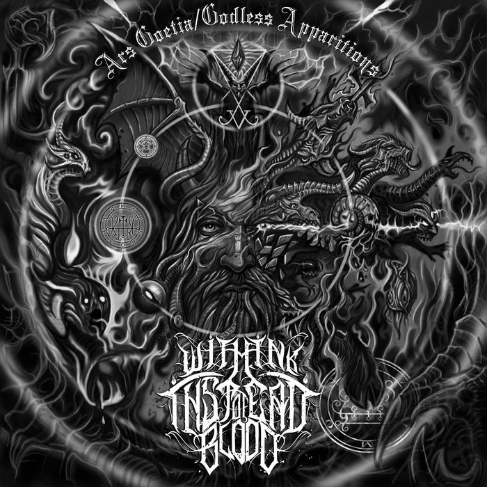 WITH INK INSTEAD OF BLOOD - Ars Goetia​ /​ Godless Apparitions cover 